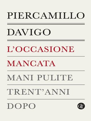 cover image of L'occasione mancata